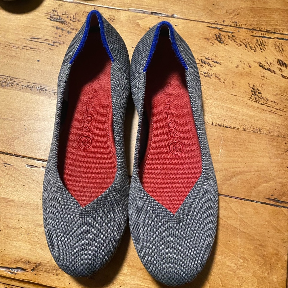 Rothy’s  gray slip ons 7.5